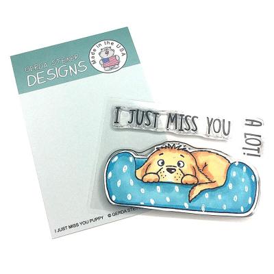Gerda Steiner Clear Stamps - I Just Miss You Puppy
